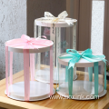 Tall Cake Boxes Wedding Packaging Favors Dessert Transparent